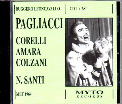 Pagliacci - CD Audio di Ruggero Leoncavallo