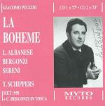La Bohème - CD Audio di Giacomo Puccini,Carlo Bergonzi,Licia Albanese,Metropolitan Orchestra,Thomas Schippers