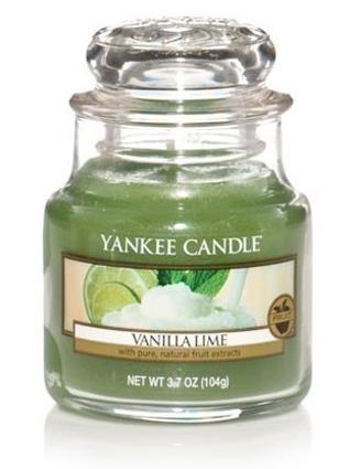 Yankee Candle 1107078 candela di cera Rotondo Verde Lime, Vaniglia 1 pezzo(i)