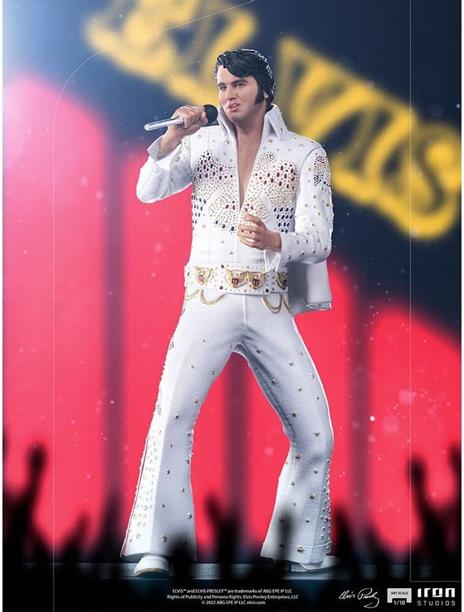 Elvis Presley Art Scale Statua 1/10 Elvis Presley 1973 21 Cm Iron Studios - 3