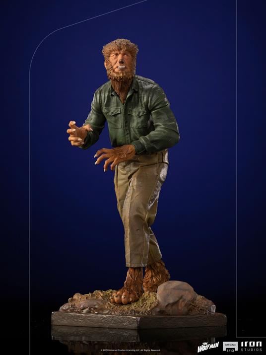 Universal Monsters Art Scale Statua 1/10 The Wolf Man 21 Cm Iron Studios