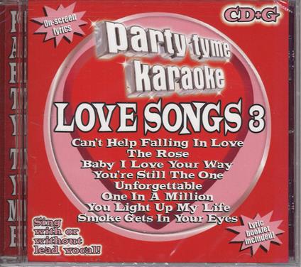 Party Time Karaoke Love Songs 3 - CD Audio