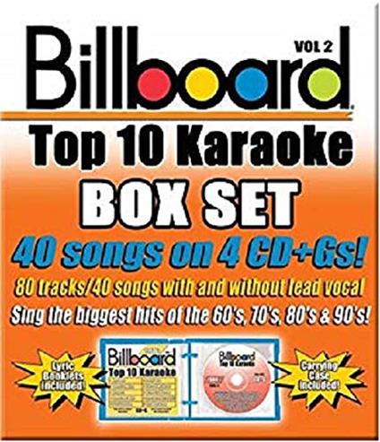 Billboard Top 10 Karaoke Box Set Vol.2 (4 Cd) - CD Audio