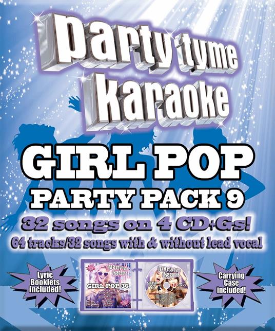 Party Tyme Karaoke: Girl Pop Party Pack 9 / Var - CD Audio