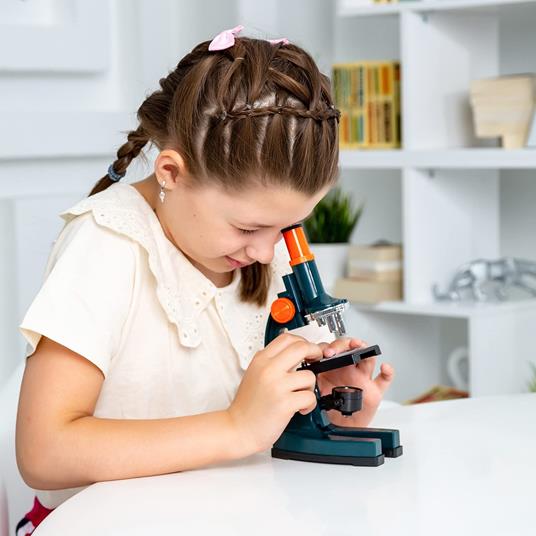 Levenhuk Microscopio per Ragazzi LabZZ M1 con Kit di Accessori (Pipetta, Vetrini Vuoti, Coprivetrini, Adesivi per Vetrini e Sale Marino Inclusi) - 6
