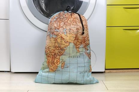 Borsa da Viaggio. Map. Travel Laundry Bag - 12