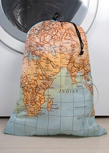 Borsa da Viaggio. Map. Travel Laundry Bag - 6