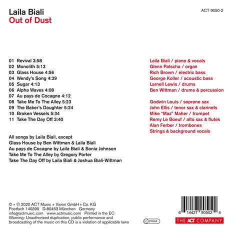 Out of Dust - CD Audio di Laila Biali - 2