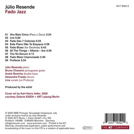 Fado Jazz - CD Audio di Julio Resende - 2