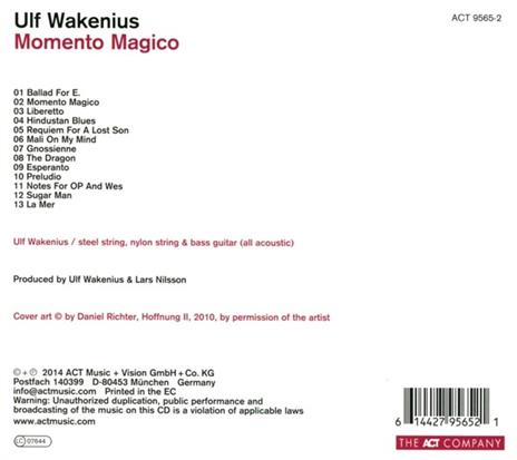 Momento magico - CD Audio di Ulf Wakenius - 2