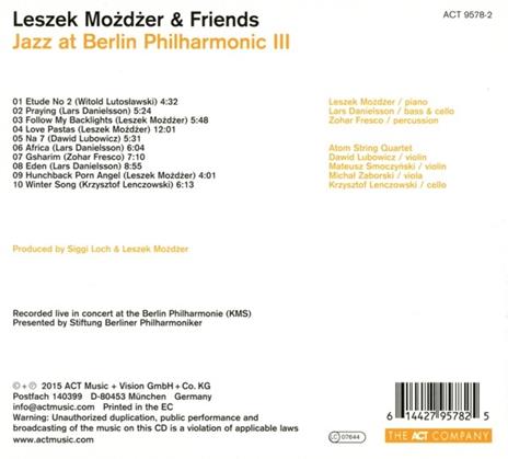 Jazz at Berlin Philharmonic III - CD Audio di Lars Danielsson - 2