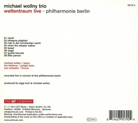 Weltentraum Live - CD Audio di Michael Wollny - 2