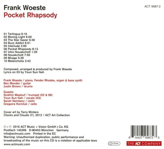 Pocket Rhapsody - CD Audio di Frank Woeste - 2