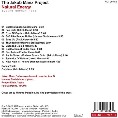 Natural Energy - CD Audio di Jakob Manz - 2