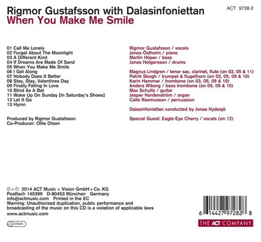 When You Make Me Smile - CD Audio di Rigmor Gustafsson - 2