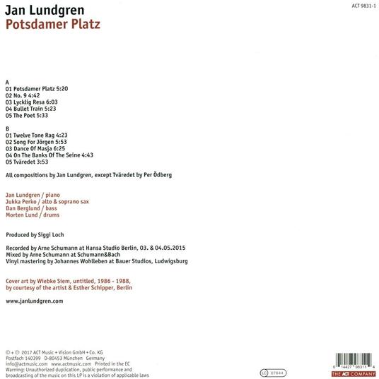 Potsdamer Platz - Vinile LP di Jan Lundgren - 3