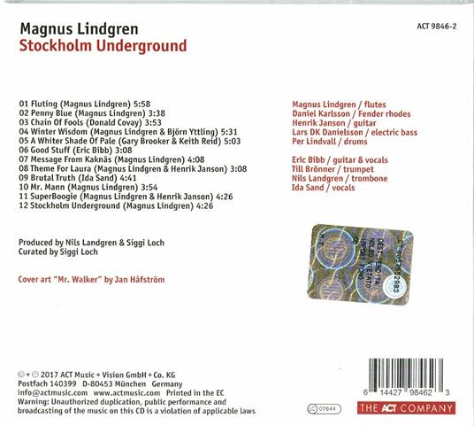 Stockholm Underground - CD Audio di Magnus Lindgren - 2
