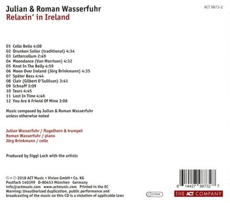 Relaxin' in Ireland - CD Audio di Julian Wasserfuhr,Roman Wasserfuhr - 2