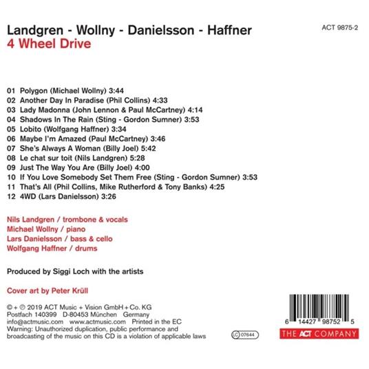 4 Wheel Drive - CD Audio di Nils Landgren - 2