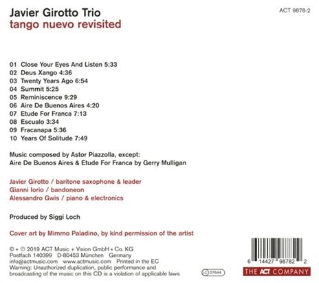 Tango Nuevo Revisited - CD Audio di Javier Girotto - 2