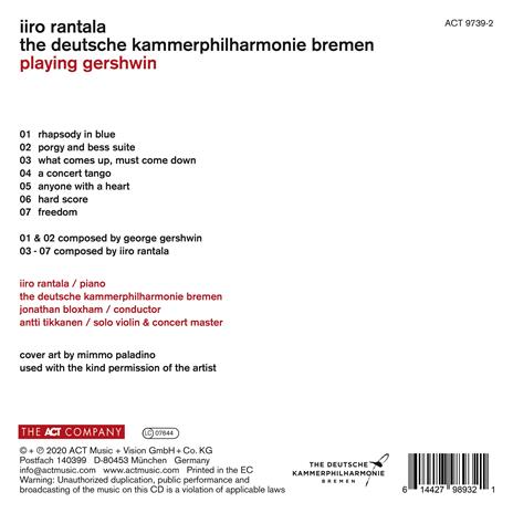 Playing Gershwin - CD Audio di Iiro Rantala - 2