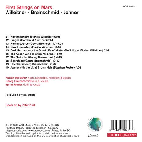 First Strings On Mars - CD Audio di Florian Willeitner - 2