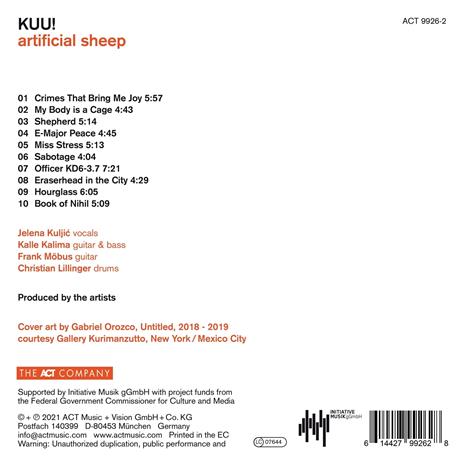 Artificial Sheep - CD Audio di Kuu! - 2