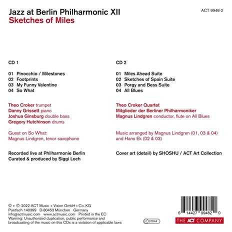 Jazz At Berlin Philharmonic XII - Sketches Of Miles - CD Audio di Theo Croker - 2