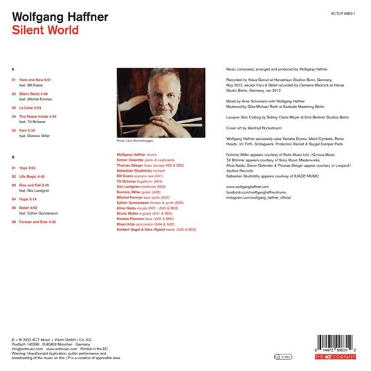 Silent World (180 gr.) - Vinile LP di Wolfgang Haffner - 2