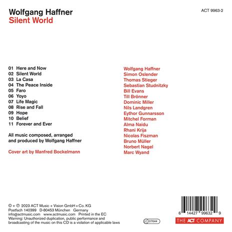Silent World - CD Audio di Wolfgang Haffner - 2