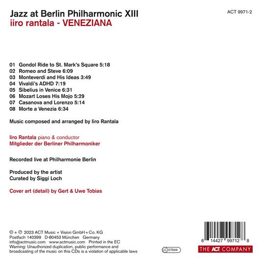 Veneziana - CD Audio di Iiro Rantala - 2