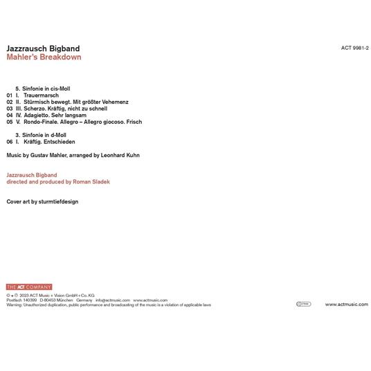 Mahler's Breakdown - CD Audio di Jazzrausch Bigband - 2