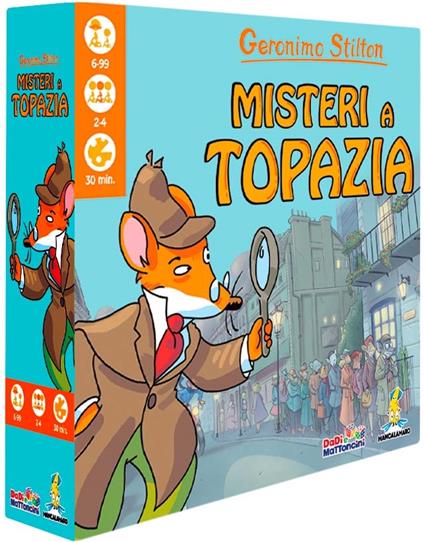Geronimo - Misteri a Topazia. Gioco da tavolo