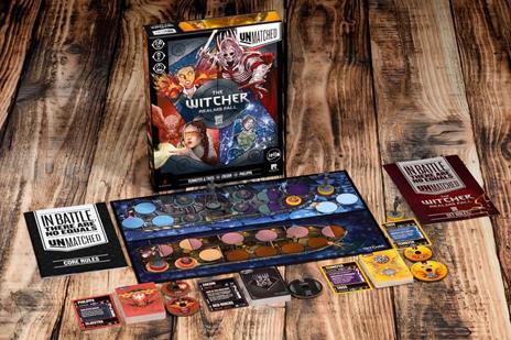 Unmatched – The Witcher: Realms Fall. Gioco da tavolo - 5