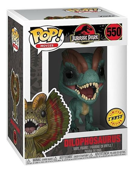 Pop Jurassic Park Dilophosaurus Chase Le Vinyl Figure New! - 3