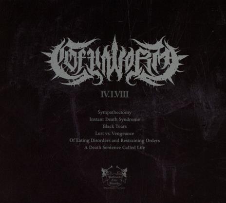 IV.I.VIII (Digipack) - CD Audio di Coffinworm - 2