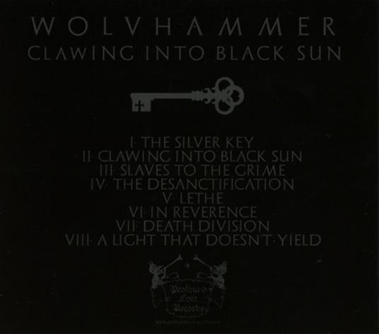 Clawing Into Black Sun - CD Audio di Wolvhammer - 2