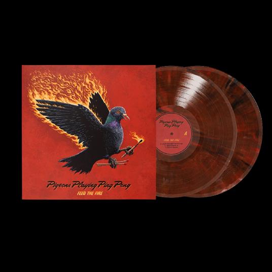 Feed The Fire (Fire Vinyl) - Vinile LP di Pigeons Playing Ping Pong