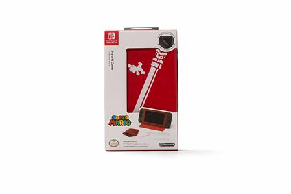 PowerA Super Mario Custodia flip a libro Nintendo Rosso, Bianco