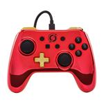 PowerA Samus Gamepad Nintendo Switch Analogico/Digitale USB Rosso, Giallo