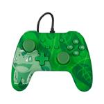 PowerA Bulbasaur Overgrow Gamepad Nintendo Switch Analogico/Digitale USB Verde, Multicolore