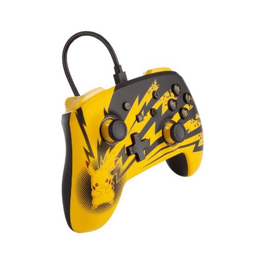 PowerA Pokémon Enhanced Nero, Giallo USB Gamepad Analogico/Digitale Nintendo Switch, Nintendo Switch Lite - 2
