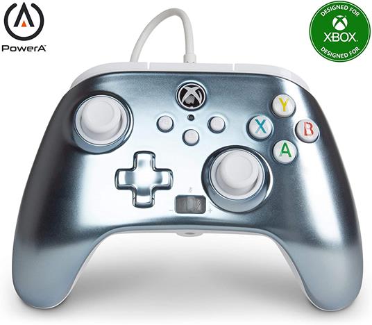 PowerA 1516986-01 periferica di gioco Argento USB Gamepad Analogico/Digitale Xbox One, Xbox Series S, Xbox Series X