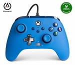 Controller Cablato Avanzato Per Powera Xbox – Blu, Gamepad, Controller Per Videogiochi Cablato, Controller Di Gioco, Xbox Series X S - Not Machine Specific