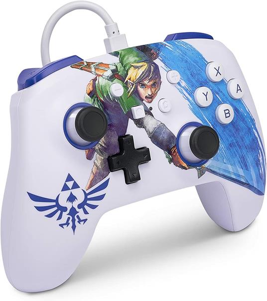 PowerA 1526548-01 periferica di gioco Blu, Bianco USB Gamepad Analogico Nintendo Switch - 3