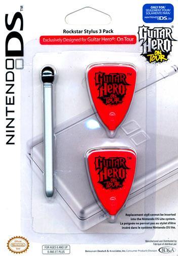 NDS lite Guitar Hero stylus pack - 2