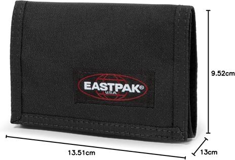 Portafoglio Chiusura Velcro e anello portachiavi Eastpak Nero - 7