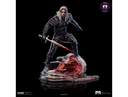 The Witcher Bds Art Scale Statua 1/10 Geralt Of Riva 33 Cm Iron Studios