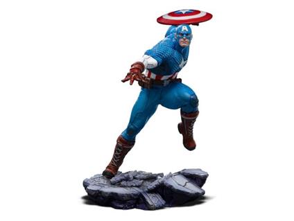 Marvel Bds Art Scale Statua 1/10 Captain America 22 Cm Iron Studios