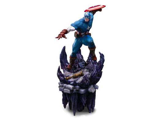 Marvel Deluxe Bds Art Scale Statua 1/10 Captain America 34 Cm Iron Studios
